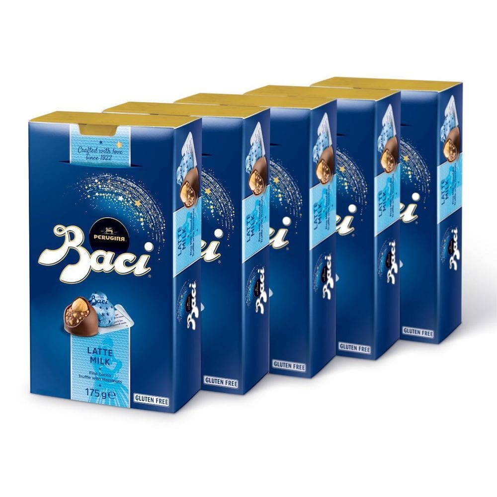 Chocolate Italiano Bombom Leite Baci Perugina 5 Caixas 175G