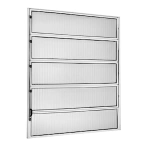 Janela de Aluminio Basculante 100x60cm Ecosul Esquadrisul Branco