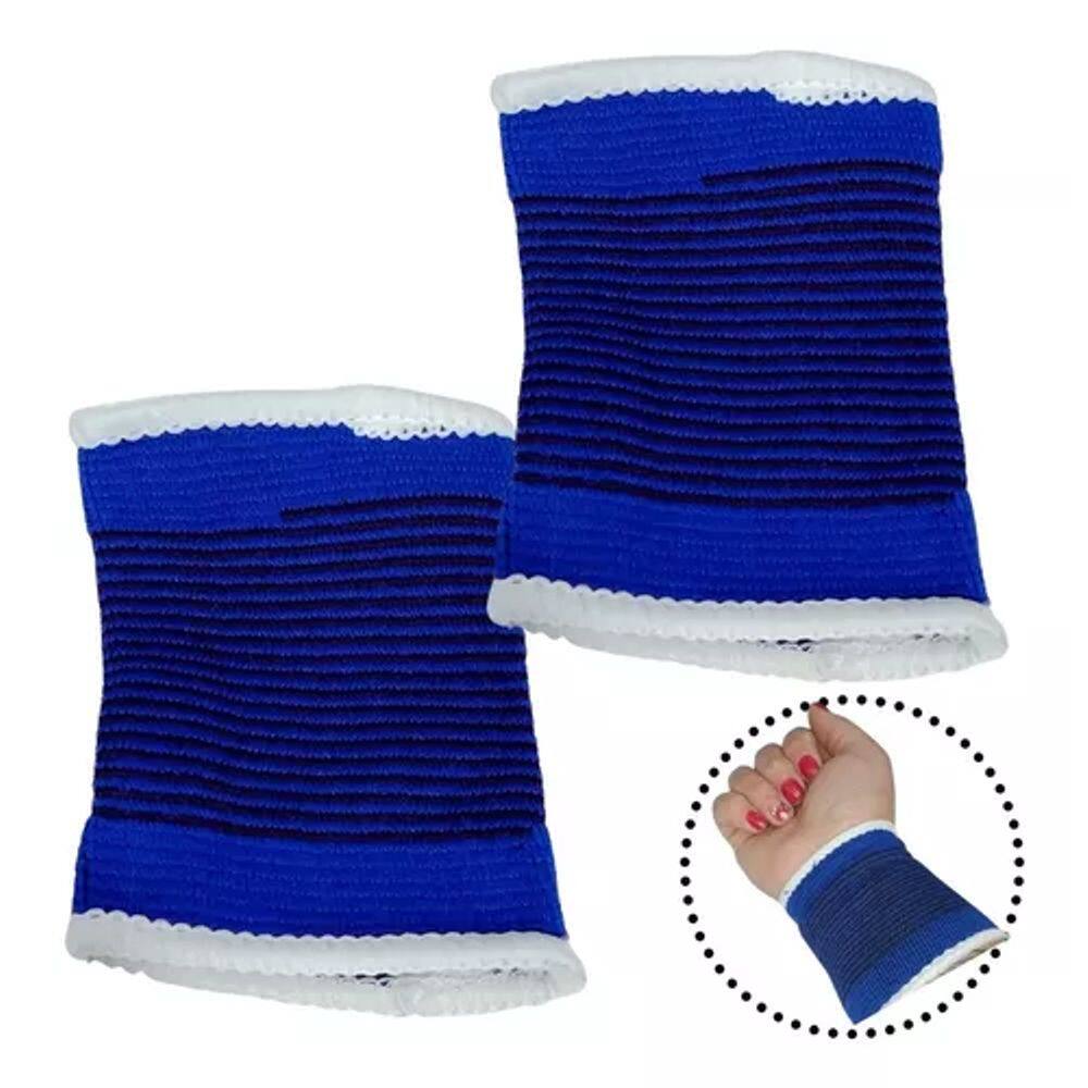 Munhequeira Elástica de Compressão: Suporte e Conforto para Punhos - Par