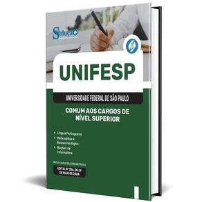 Apostila Unifesp 2024 - Comum Aos Cargos De Nível Superior