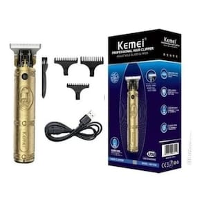 Máquina De Acabamento Kemei Km-700b Bivolt Pezinho E Barba