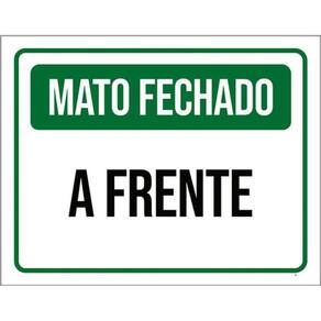 Kit 3 Placas De Mato Fechado A Frente 36X46