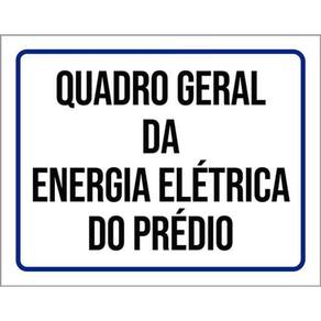 Kit 10 Placas De Quadro Geral Energia Elétrica 36X46