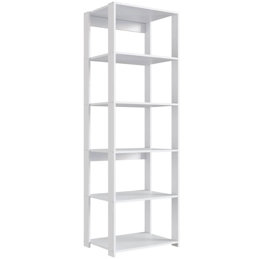 Estante Livreiro Branca com 5 Prateleiras 60x45x183cm Closet Organizador Multiuso