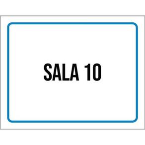 Kit 3 Placas Ambiente Setor Sala 10 36X46