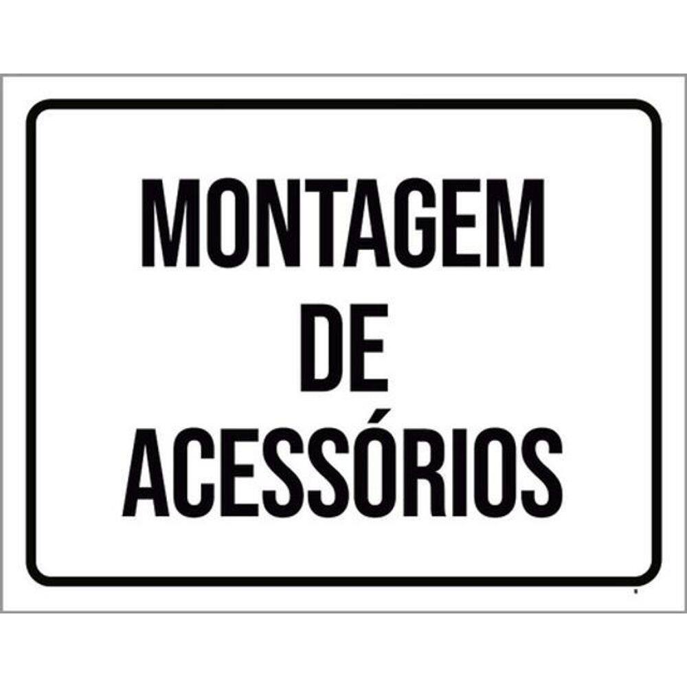 Kit 5 Placas Montagem De Acessórios Setor 36X46