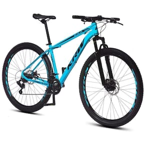 Bicicleta Aro 29 Krw Alumínio 24 Vel Freio A Disco X52 Cor:azul/preto;tamanho Quadro:17 Azul/preto