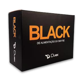 Fonte De Alimentação ATX Duex 500W Preta DX500FSE