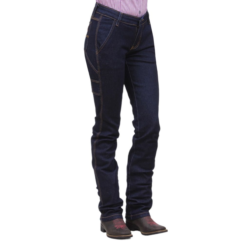 Calça Jeans Feminina Carpinteira Azul Cowboy Winner 36294