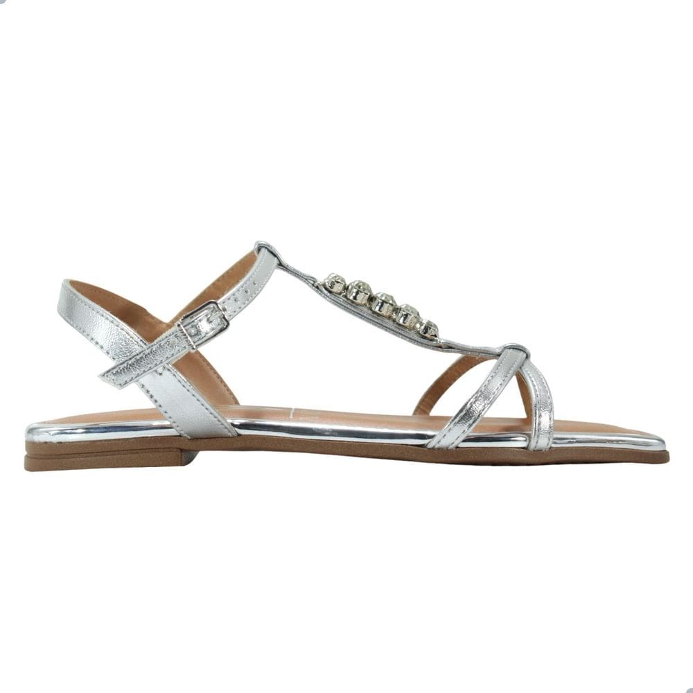 Sandália Vizzano Metalizado Premium Prata