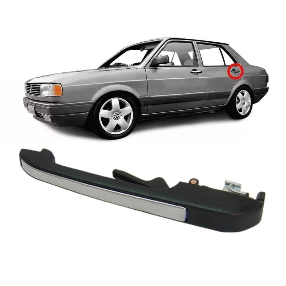 Maçaneta Externa Traseira Esquerda Metal Santana 1984 à 1991 [F103]
