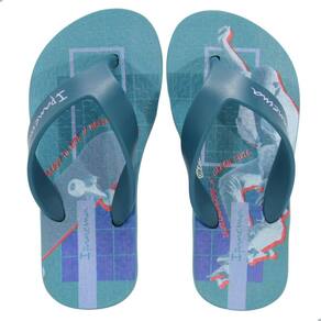 Chinelo Infantil Ipanema Deck City Verde/Azul