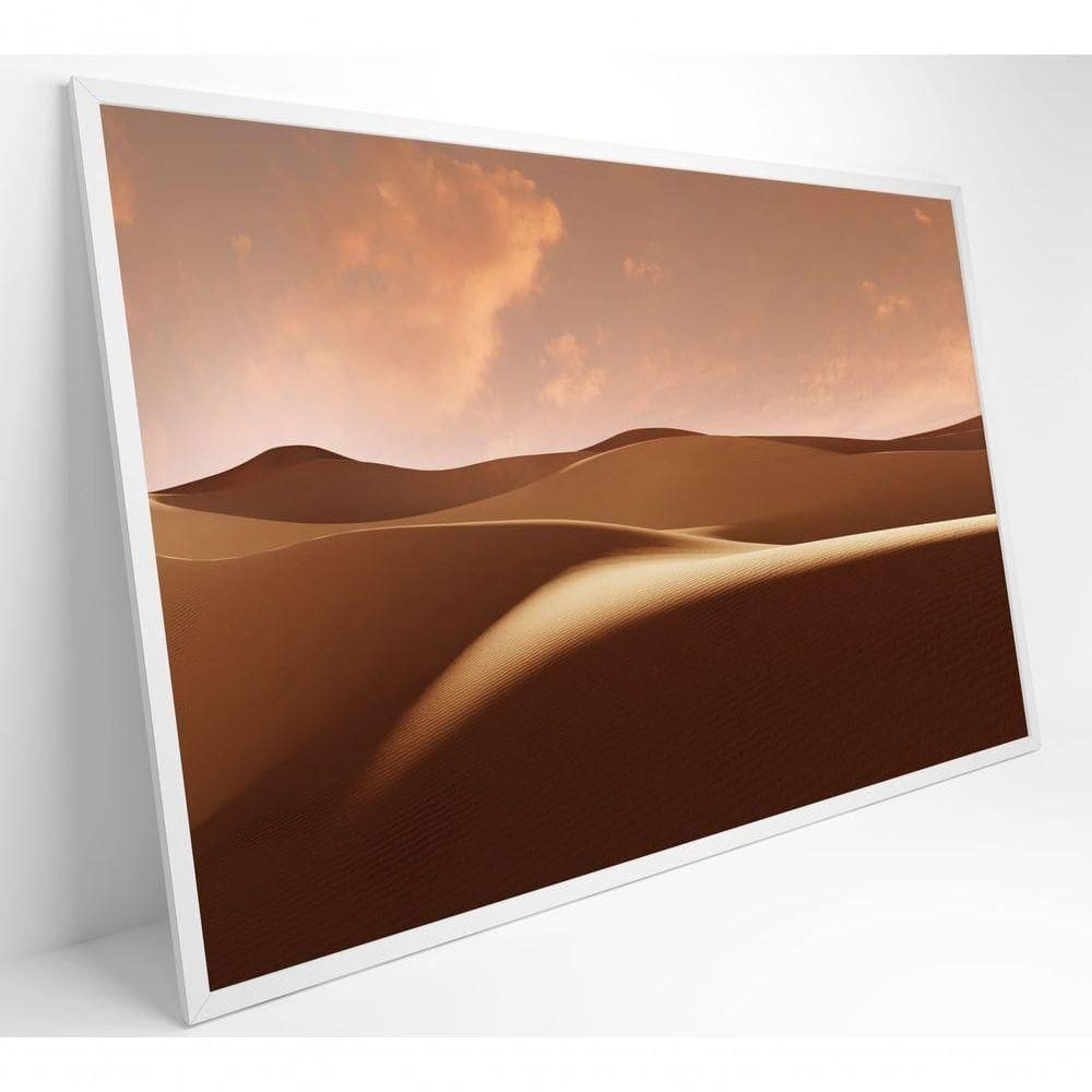 Quadro Deserto Dunas De Areia Medidas 90x60 Cm Impressão Tecido Canvas