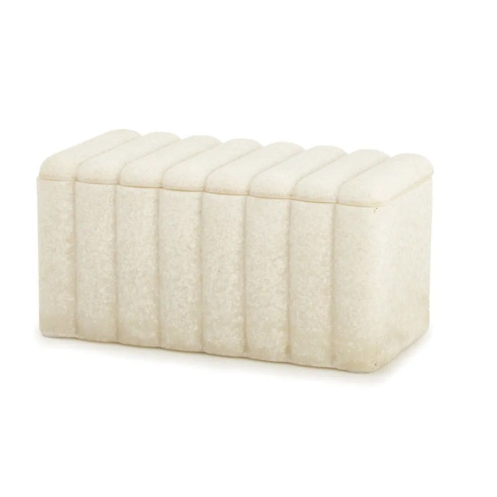 Caixa Decorativa Estilo Marmore Em Polirresina