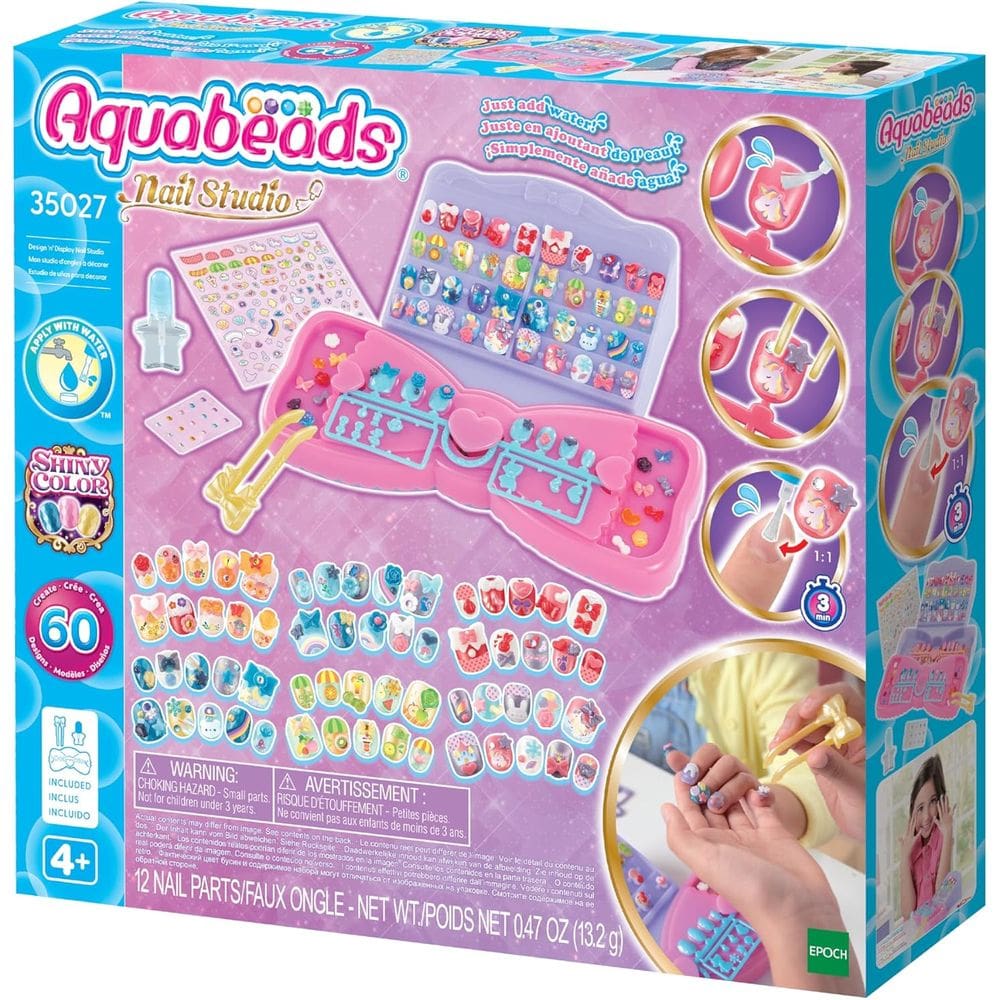 Conjunto - Aquabeads Nail Studio EPOCH MAGIA
