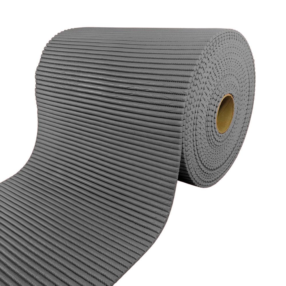 Rolo Passadeira Emborrachada Antiderrapante 15m X 45cm Cinza