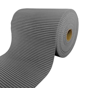 Rolo Passadeira Emborrachada Antiderrapante 15m X 45cm Cinza