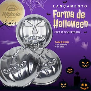 Forma Bolo Ballerine Halloween Pequena Metasa 15x5cm