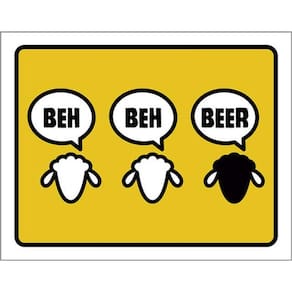Kit 10 Placas Beh Beh Beer 36X46