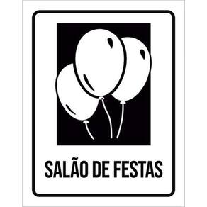 Kit 3 Placas Setor Salão De Festas 36X46