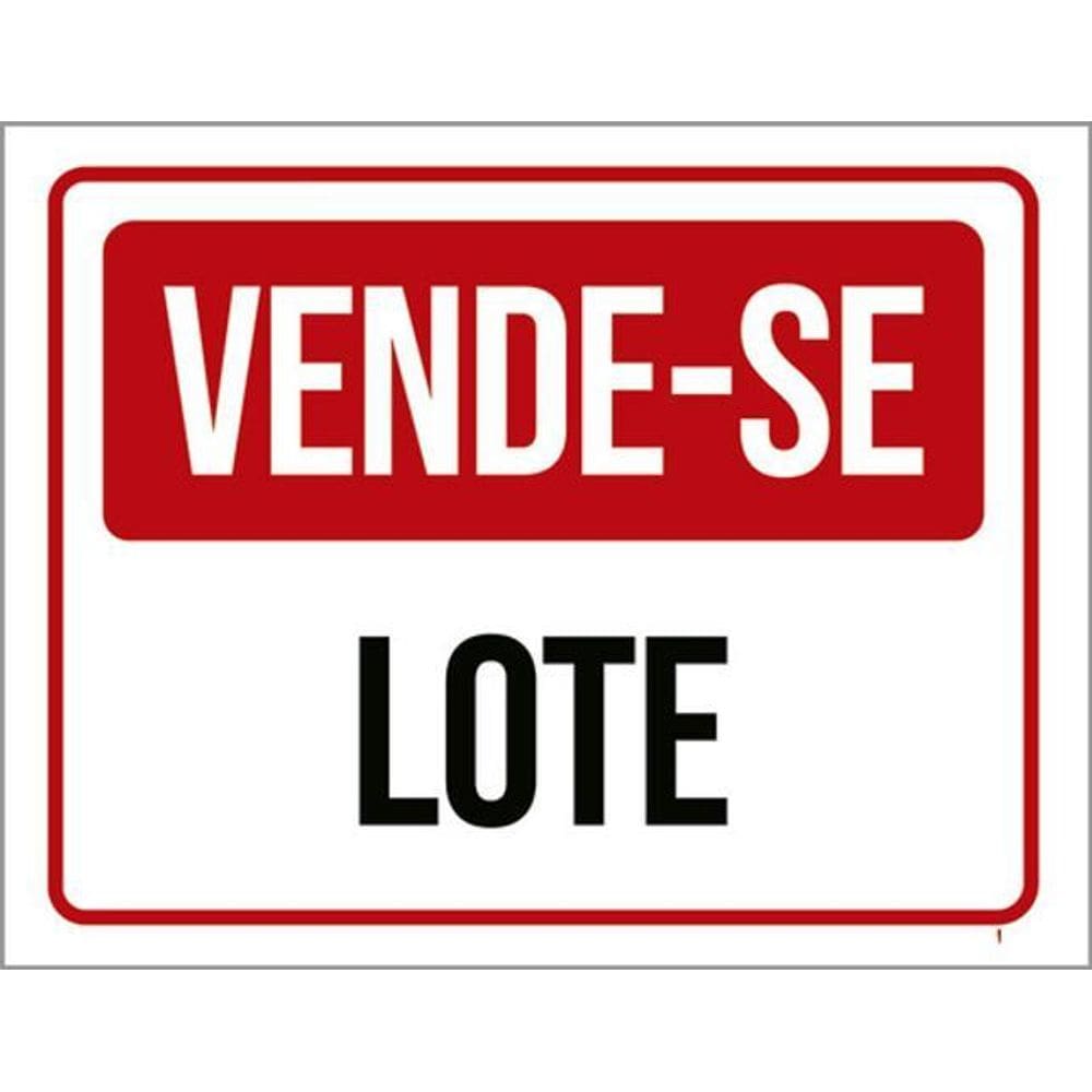 Kit 3 Placas Vende-Se Lote 36X46