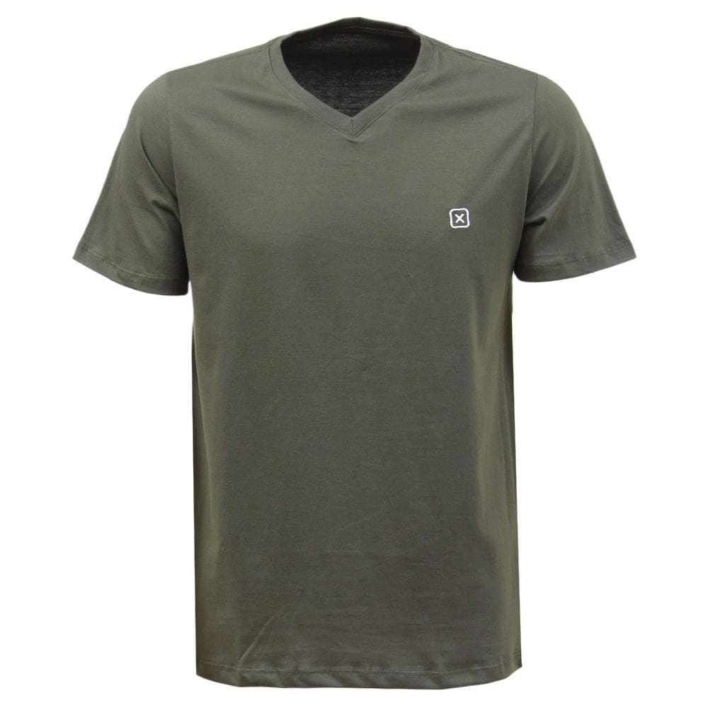 Camiseta Masculina Verde Militar Básica TXC 37072