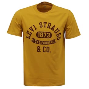 Camiseta Masculina Amarelo Mostarda Levi`s 37207