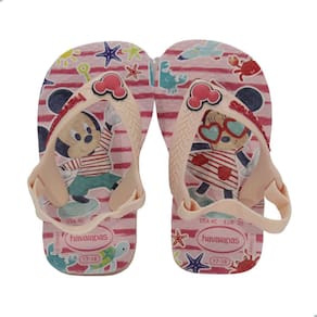 Chinelo Bebe Havaianas Baby Disney Classics Rosa