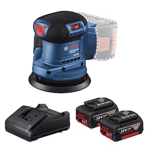 Lixadeira Orbital 18V Carregador 2 Baterias Gex 185-Li Bosch