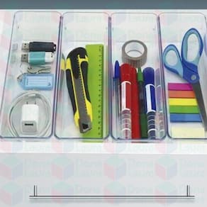 Organizador Modular Multiuso Armario Porta Objeto 4 Unidades