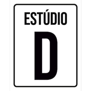 Kit 10 Placas Estúdio D Setor 36X46