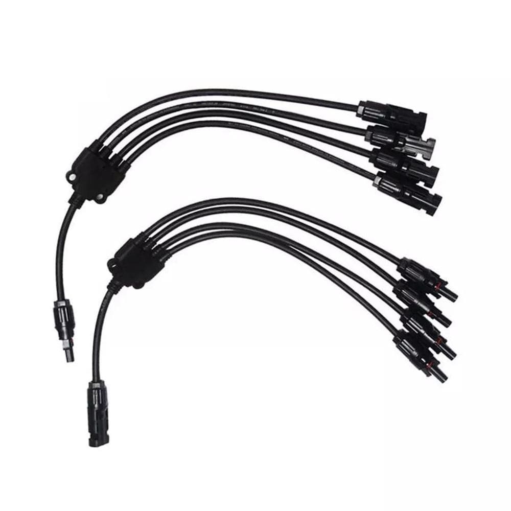 Conector Mc4 Cabo Tipo Y 4 Vias 4X1 Painel Energia Solar