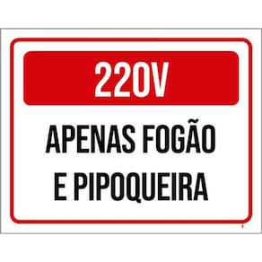 Kit 10 Placas 220V Apenas Fogão Pipoqueira 36X46