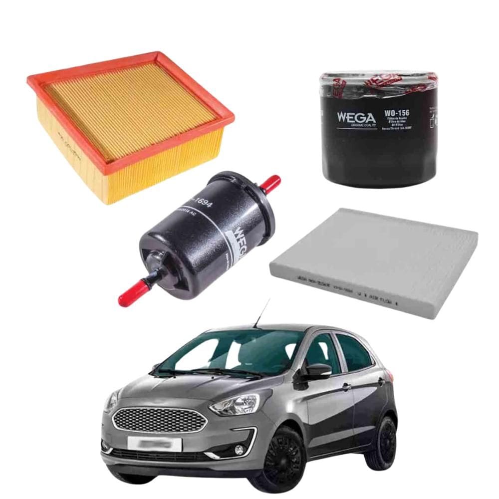 Kit Filtros Óleo Ford KA 2018 A 2021 WKL161 Wega