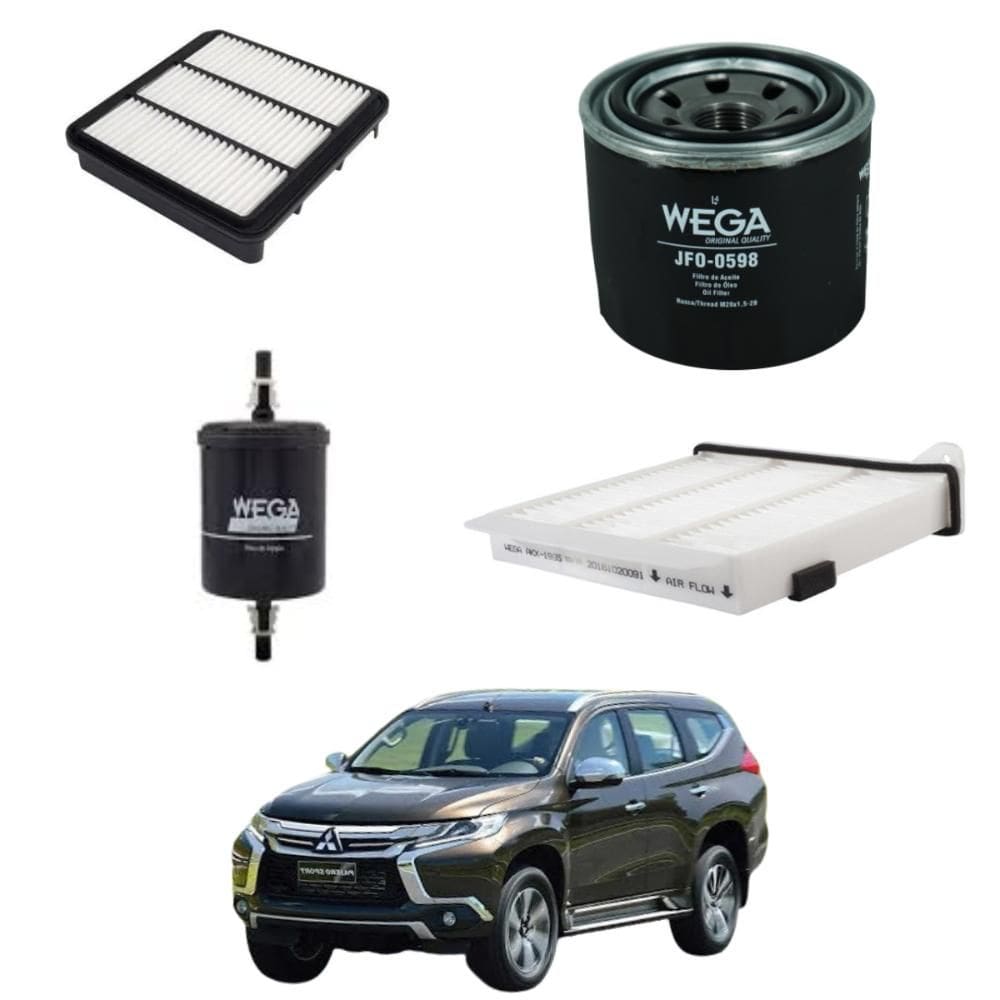Kit Filtro Troca Óleo Pajero Dakar (HPE) 2011 A 2019 WKU540