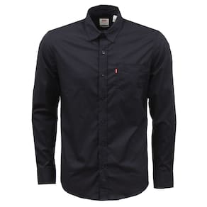 Camisa Manga Longa Masculina Preta Lisa Levi`s 33195