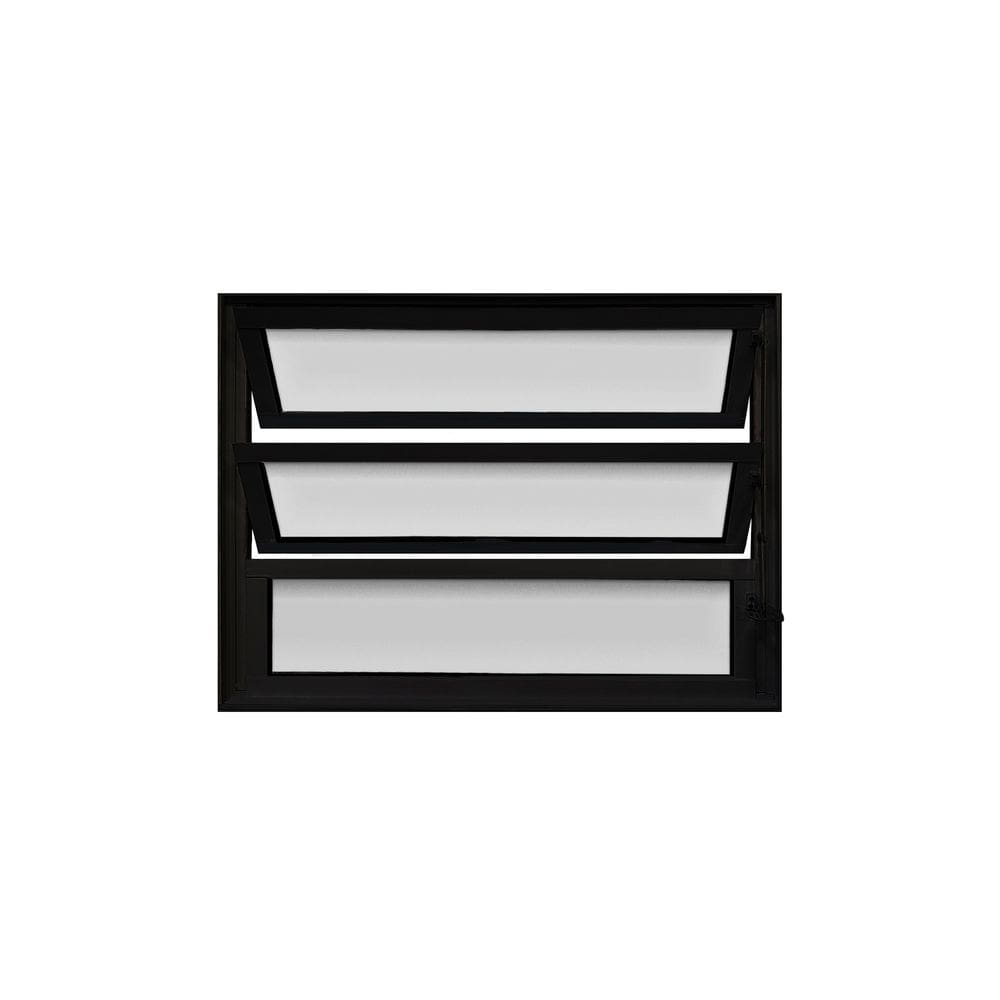 Vitro Basculante Preto 60x80 Linha 25 Jade
