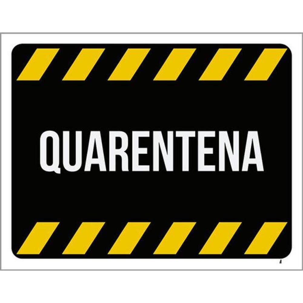 Kit 5 Placas Quarentena 36X46