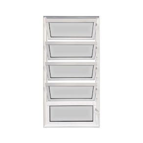 Vitro Basculante Branco 100x40 Linha 25 Jade