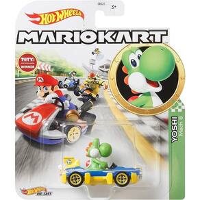Carrinho - HW Yoshi Verde - Mario Circuito Special MATTEL