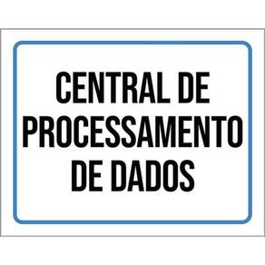 Kit 10 Placas Central Processamento Dados 36X46