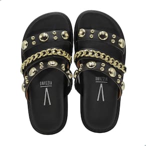 Tamanco Feminino Vizzano Tratorado Preto
