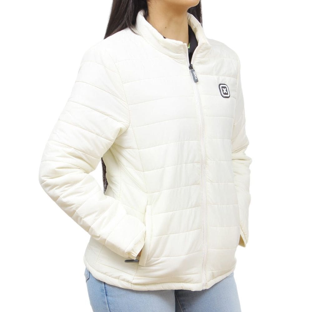 Jaqueta Puffer TXC Feminina Off White 36215