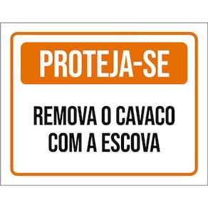 Kit 5 Placas De Proteja-Se Remova Cacaco Escova 36X46