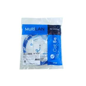 80 Patch Cord Furukawa Multilan Cat5E 1,5Mt Azul 35103602