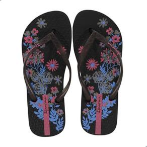 Chinelo Feminino Ipanema Florido Oasis Preto