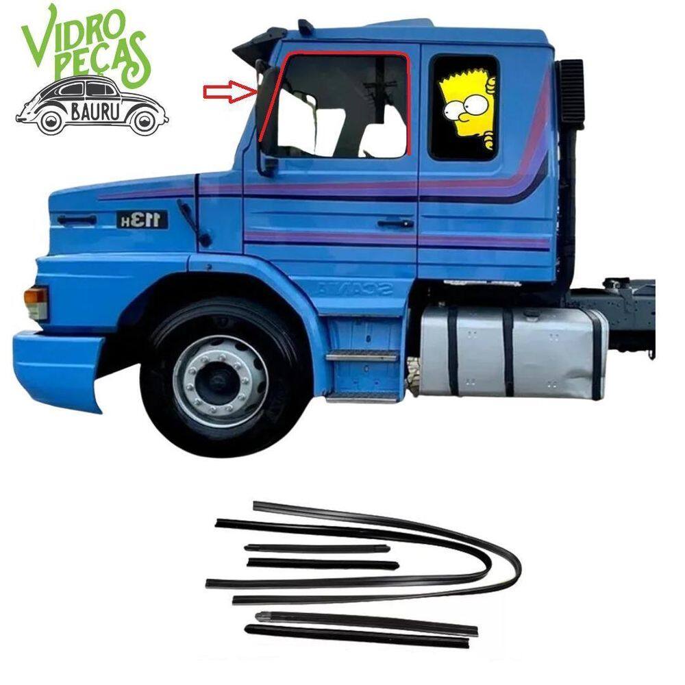 Jogo Canaleta Sem Pestana Caminhao Scania T 112 142