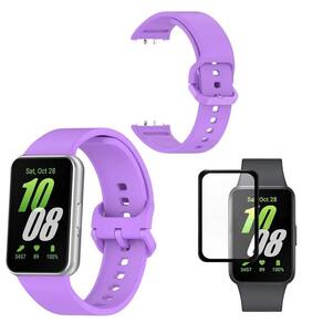 Pulseira Silicone Sport Para Galaxy Fit3 + Pelicula 3D