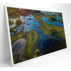 Quadro Lagos Inundadas No Pantanal Medidas 90x60 Cm Impressão Vidro Acrílico