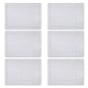 Toalha De Geladeira Pvc Rendado Kit 06 Pçs Pequenas Flores
